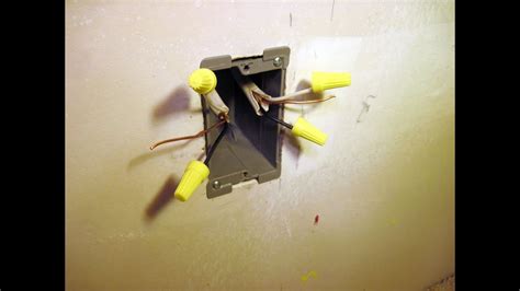 how to insutal electrical boxes after drywall been hung|electrical box installation instructions.